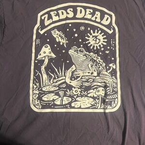 Comfort Colors Dark Purple Crewneck Tee with Cream Label